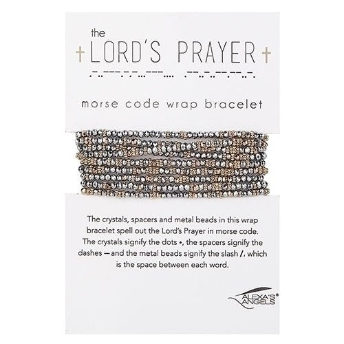 Bracelet-Wrap-Morse Code-Lord's Prayer