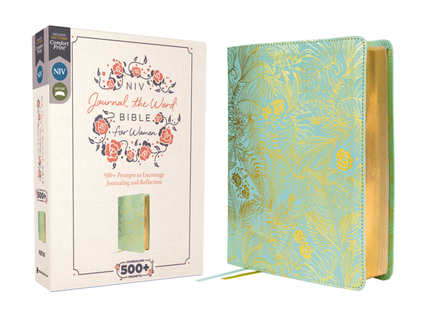 NIV Journal The Word Bible For Women (Comfort Print)-Teal Leathersoft
