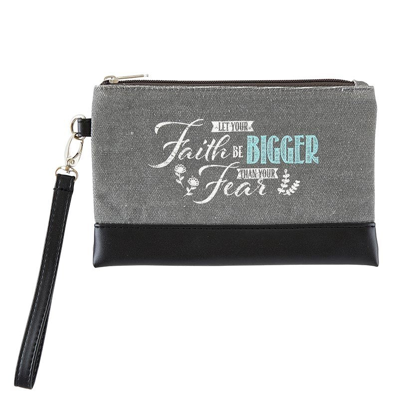 Wristlet-Let Your Faith Be Bigger Than Your Fear (8" x 5")