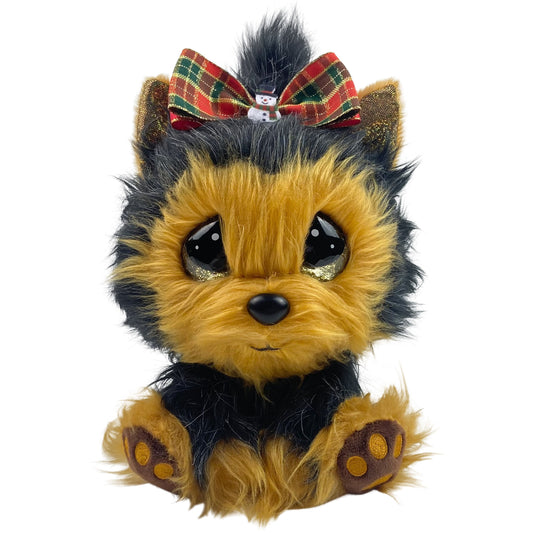 Plush-Cutie Pet-tudies-Holiday Yorkie W/ Bow