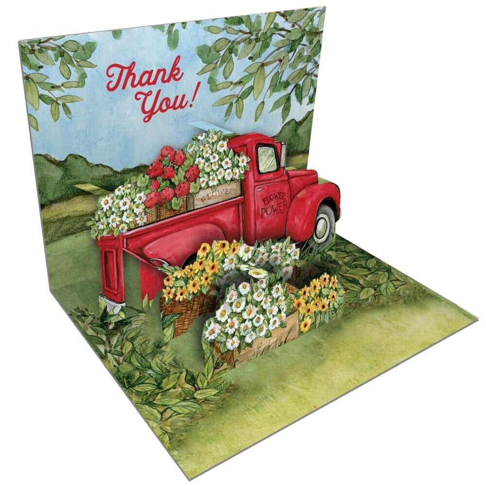 Note Card-Pop Up-Heart & Home (Pack Of 8)
