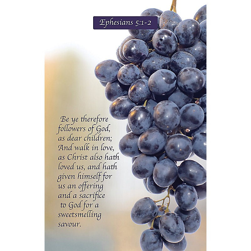 Bulletin-Communion/Be Ye Therefore Followers Of God (Ephesians 5:1-2 KJV) (Pack Of 100)