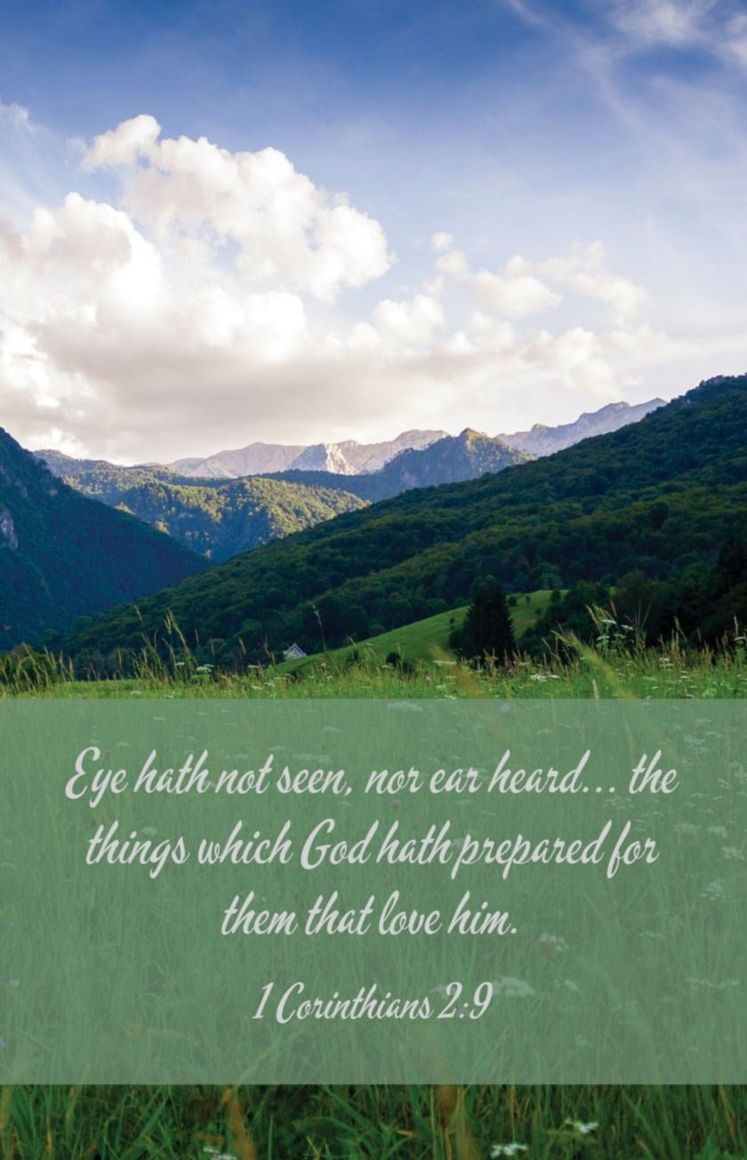 Bulletin-The Things/Eye Hath Not Seen Nor Ear Heard... (Pack Of 100)