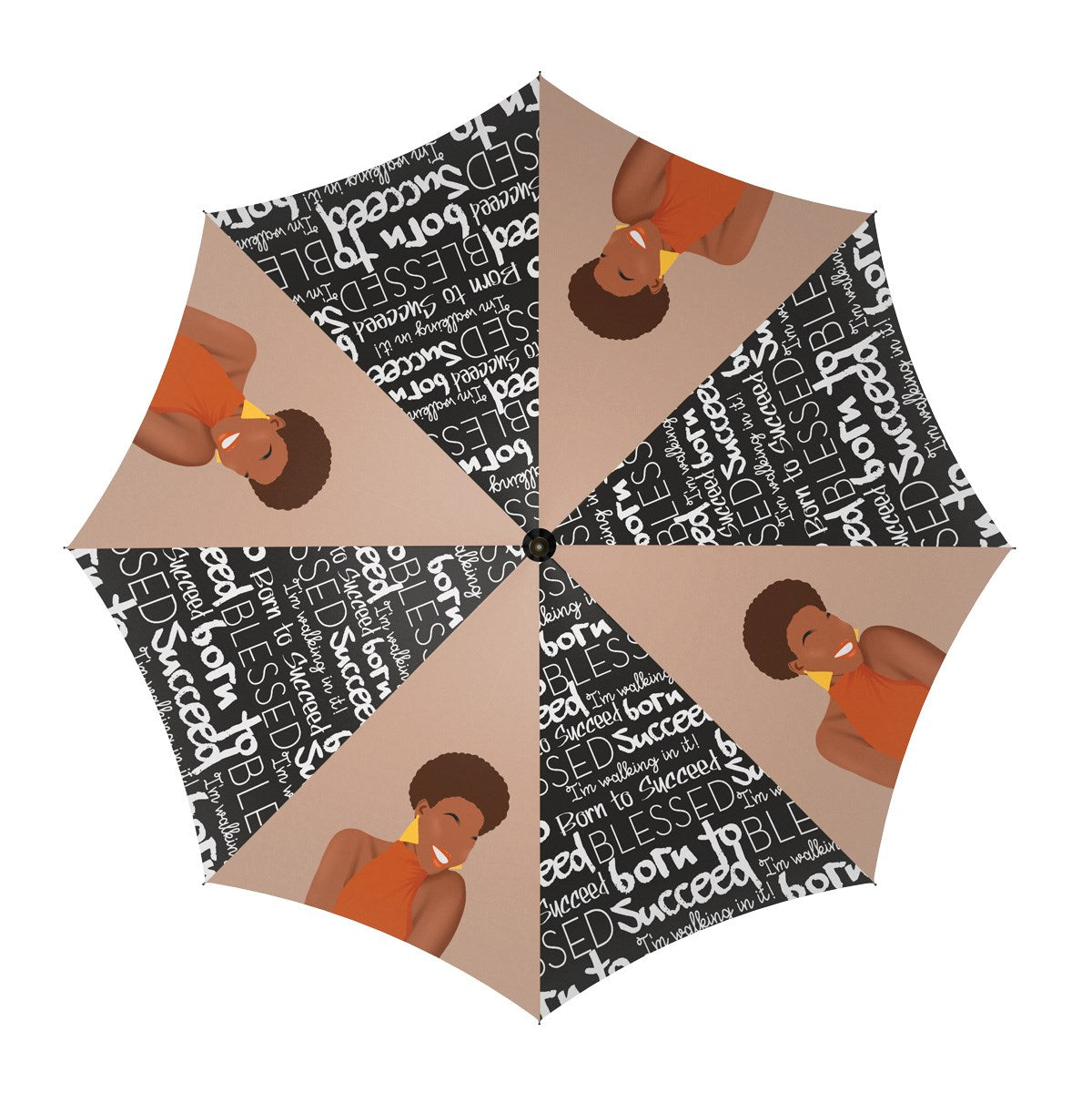 Umbrella-Born To Succeed (38" Arc)
