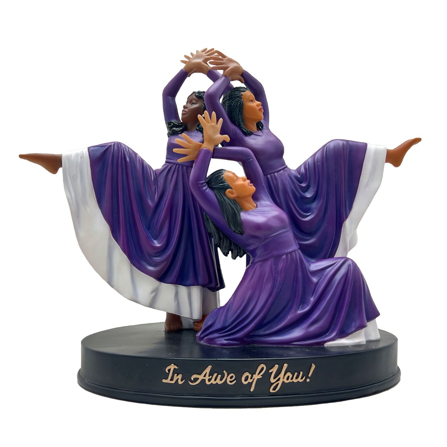 Figurine-In Awe Of You (Purple) (7.5" H)