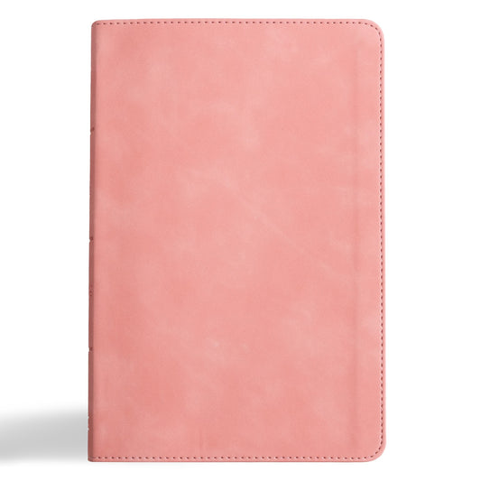 CSB Thinline Bible-Blush SuedeSoft LeatherTouch