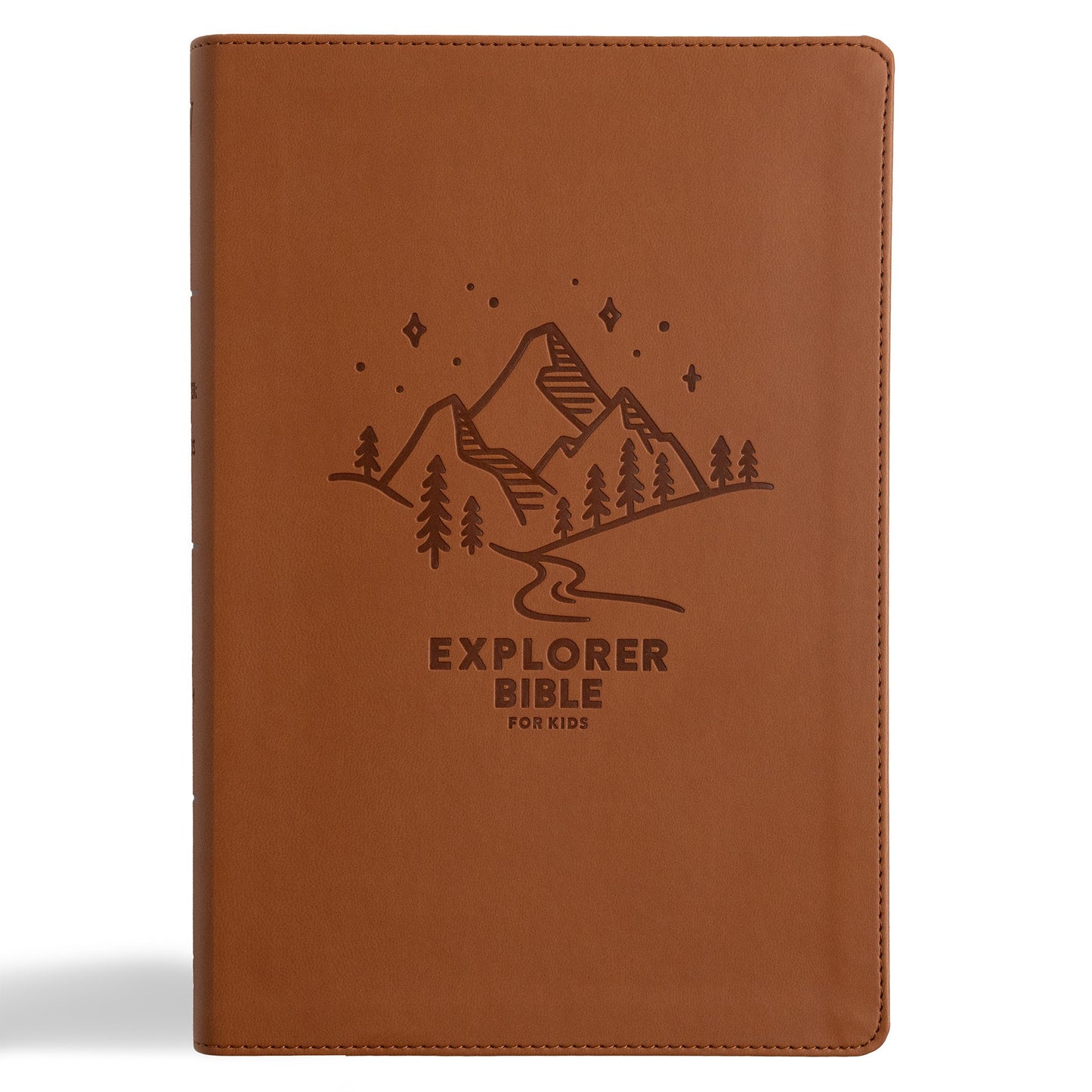 KJV Explorer Bible For Kids-Brown LeatherTouch Indexed