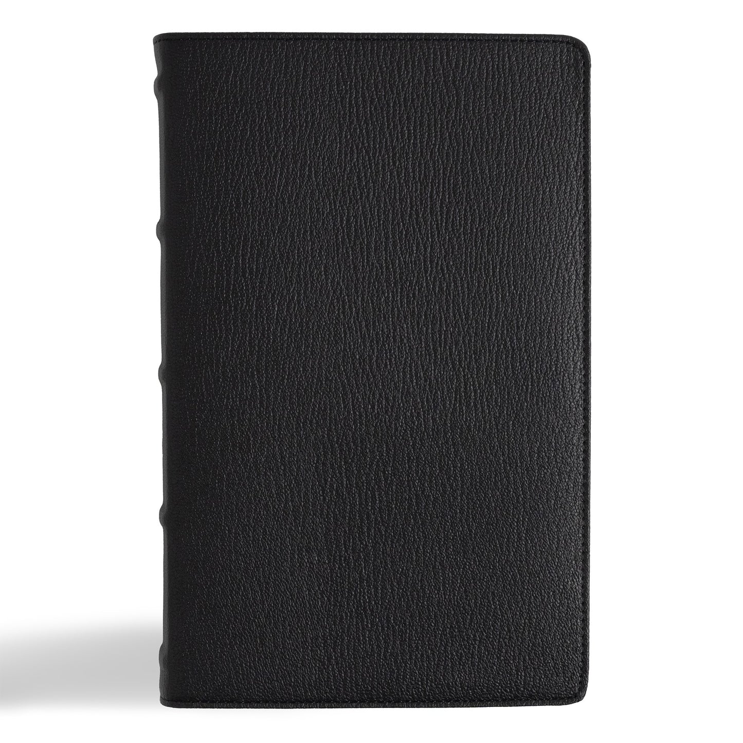 NASB 2020 Single-Column Personal Size Bible (Holman Handcrafted Edition)-Black Premium Goatskin