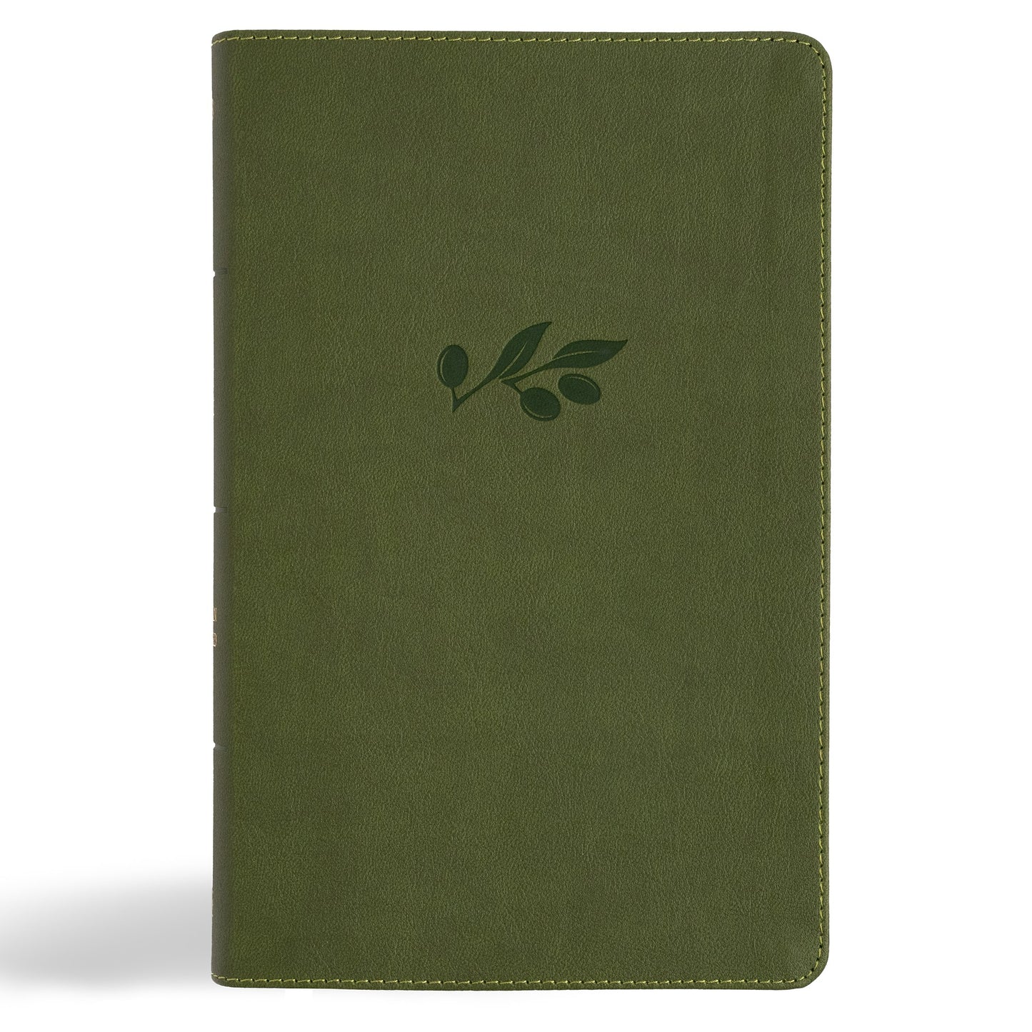 NASB 2020 Single-Column Personal Size Bible-Olive LeatherTouch