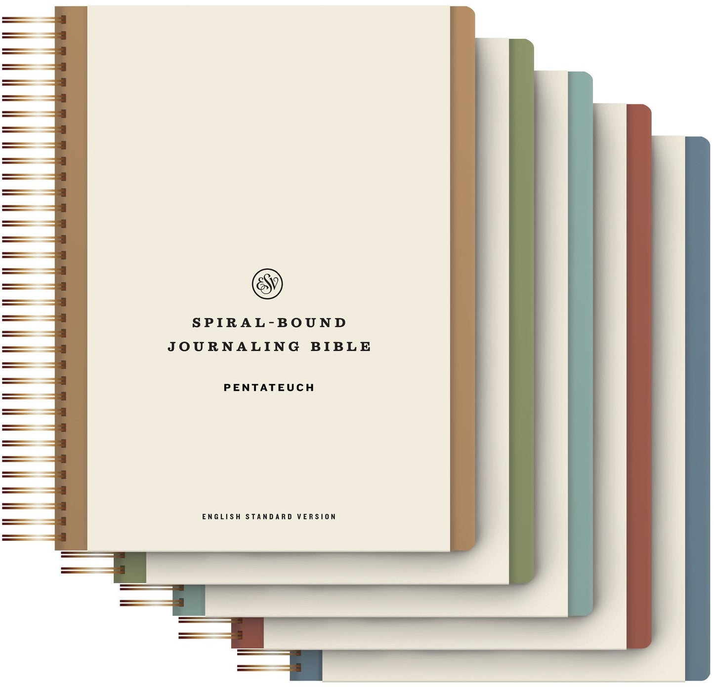 ESV Spiral-Bound Journaling Bible-Hardcover (Five-Volume Set)