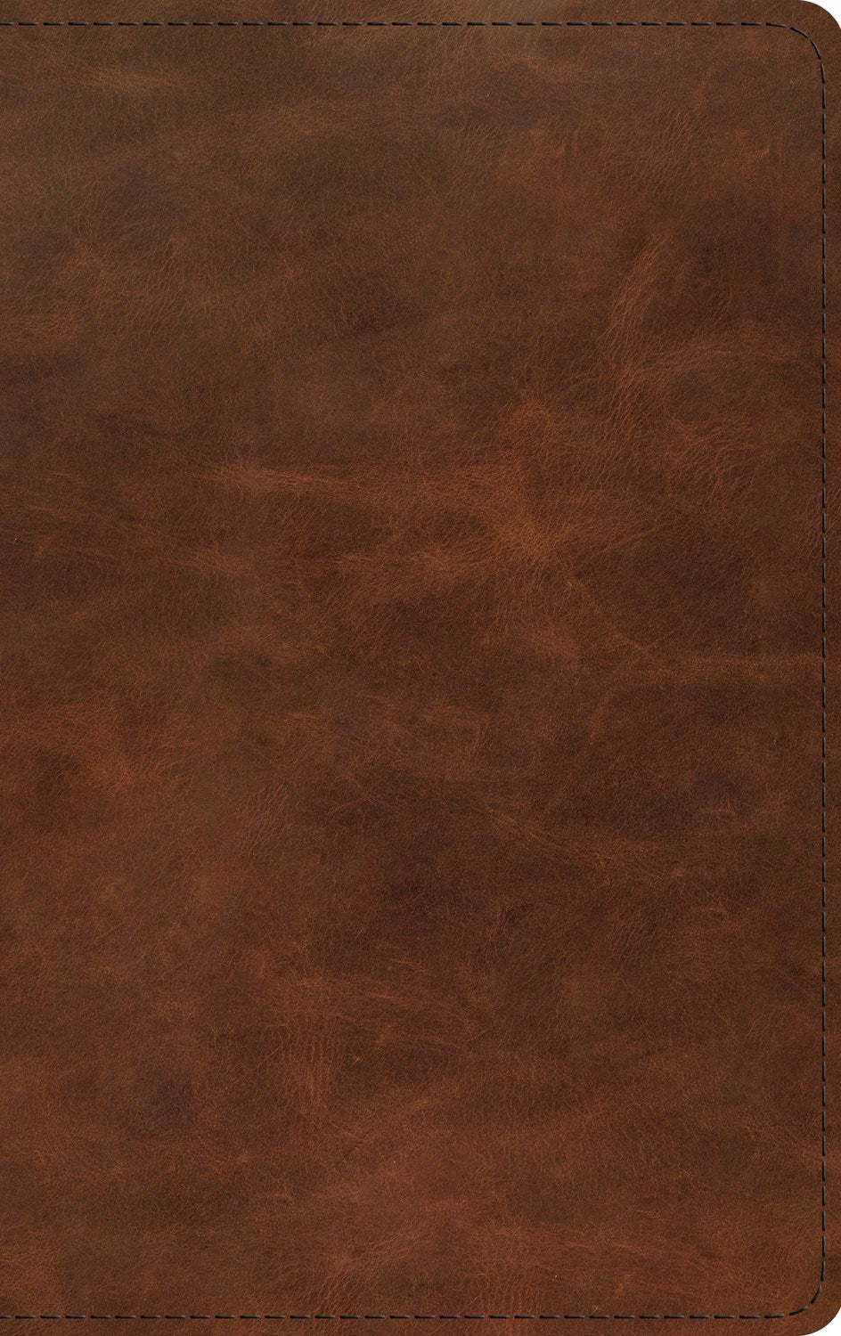 ESV Thinline Bible-Deep Brown Full-Grain Leather