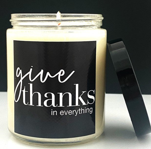 Candle-Give Thanks-Matcha Mint (Words To Live By) (8 OZ)