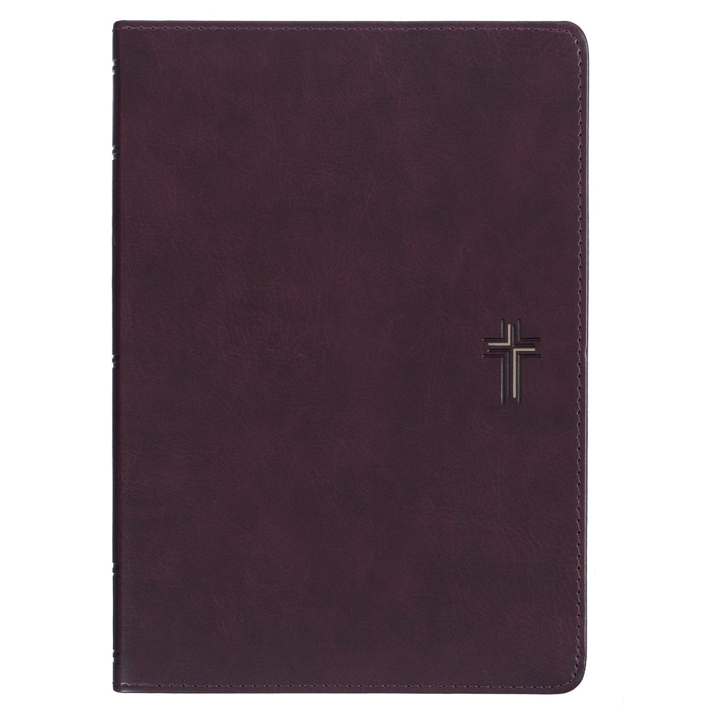 NLT Everyday Devotional Bible For Men-Walnut Faux Leather