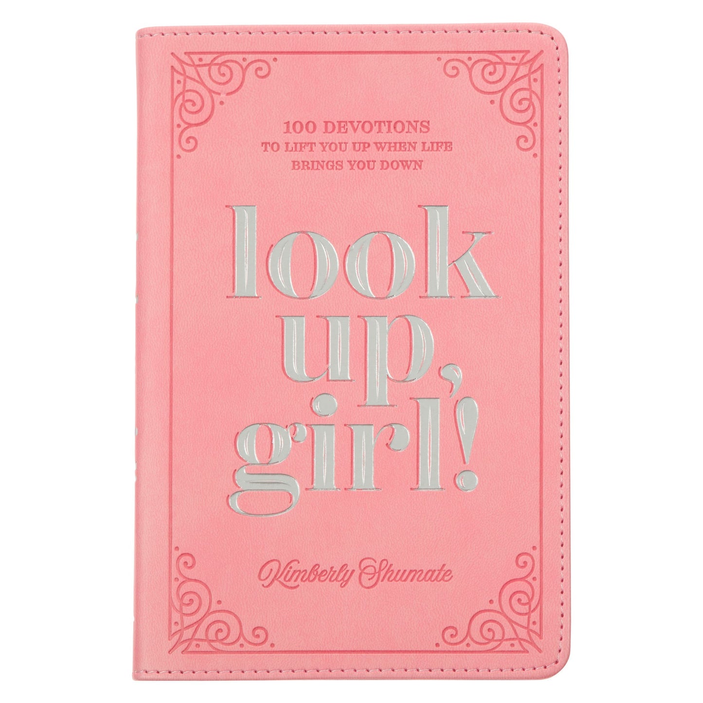 Devotional Gift Book-Look Up Girl-Faux Leather
