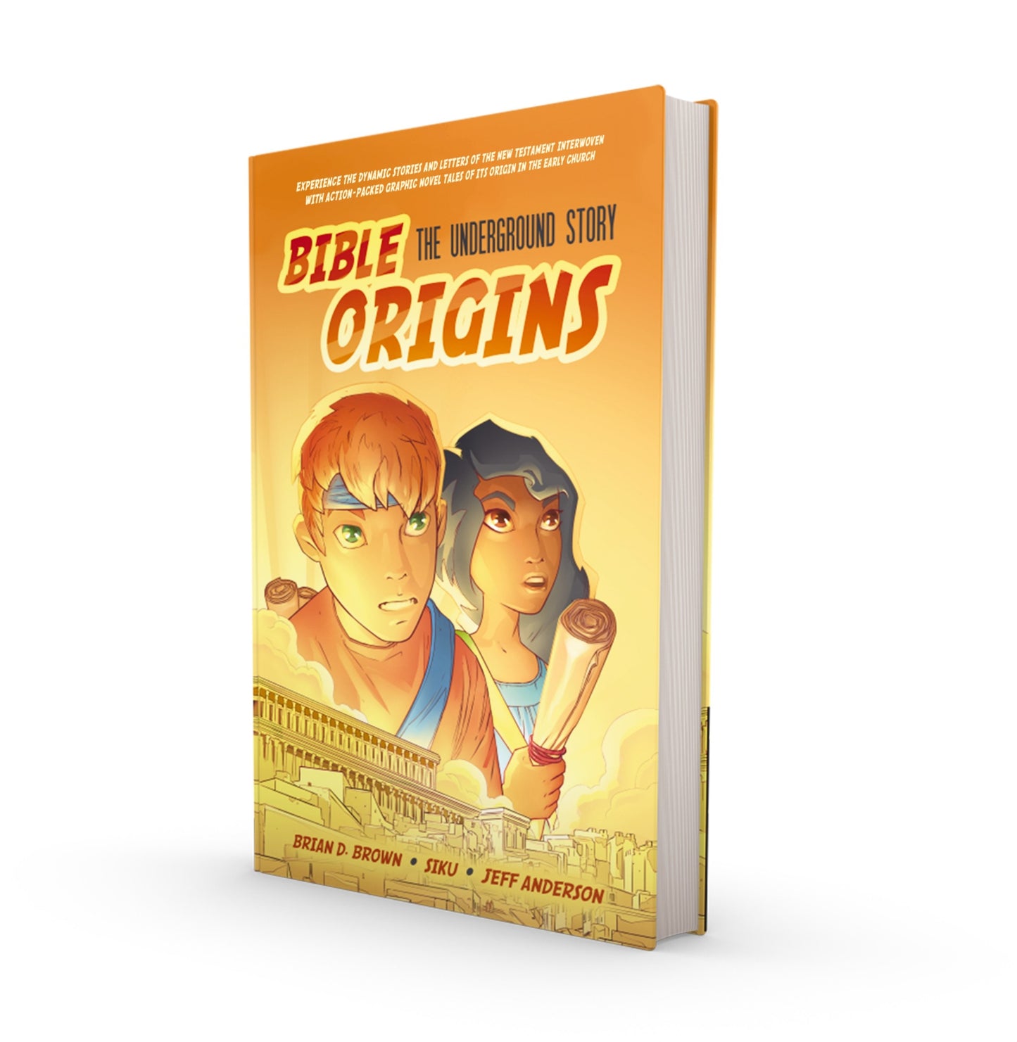Bible Origins (New Testament + Graphic Novel Origin Stories)-Orange Hardcover