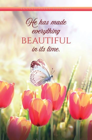 Bulletin-He Has Made Everything Beautiful In Its Time (Ecclessiastes 3:11 NIV) (Pack Of 100)