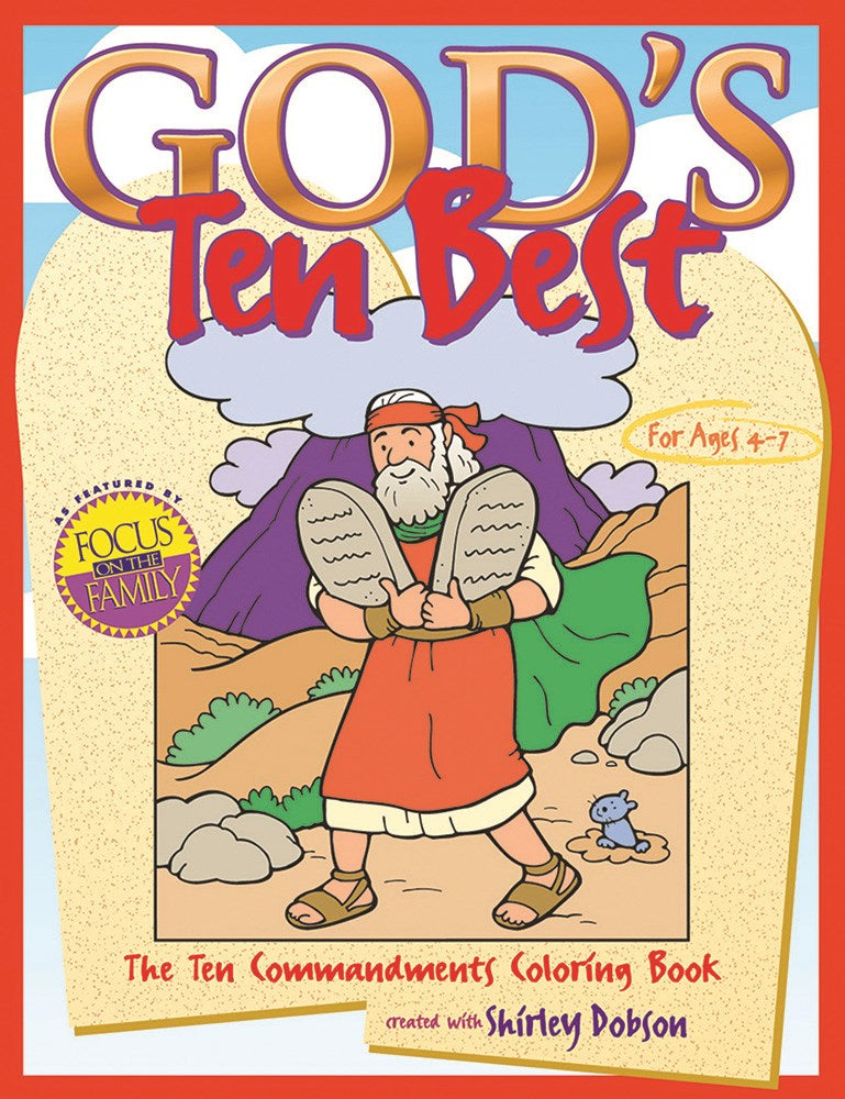God's Ten Best Coloring Book