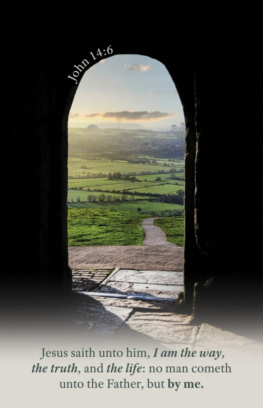 Bulletin-Jesus Saith Unto Him I Am The Way The Truth And The Life (John 14:6 KJV) (Pack Of 100)