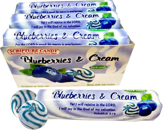 Candy-Blueberry & Cream Rolls (#04444) (Pack of 9)
