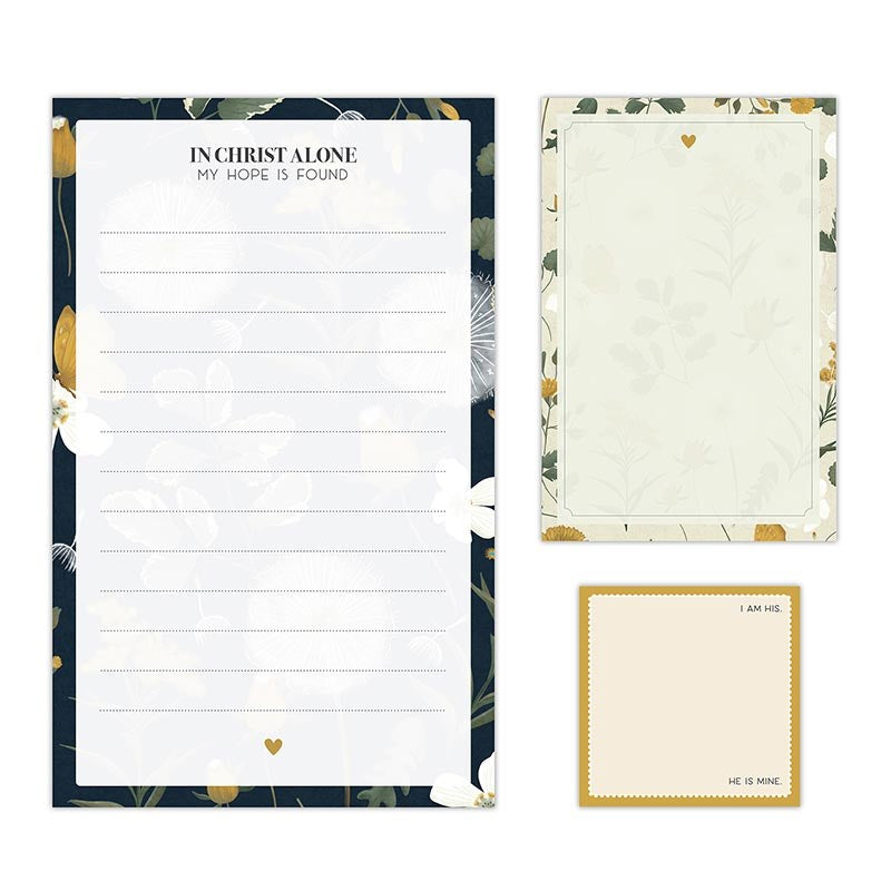 Notepad Set-In Christ Alone