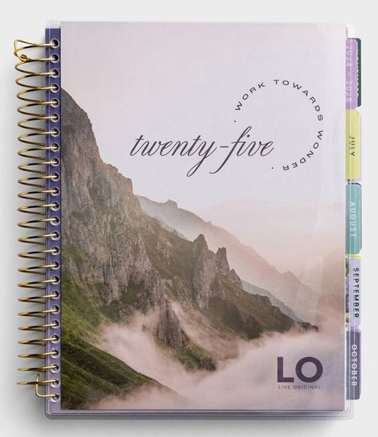 2025-Live Original-Work Towards Wonder-18 Month Agenda Planner