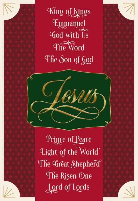 Card-Boxed-Christmas-Names Of Jesus (Box Of 18) (2024)