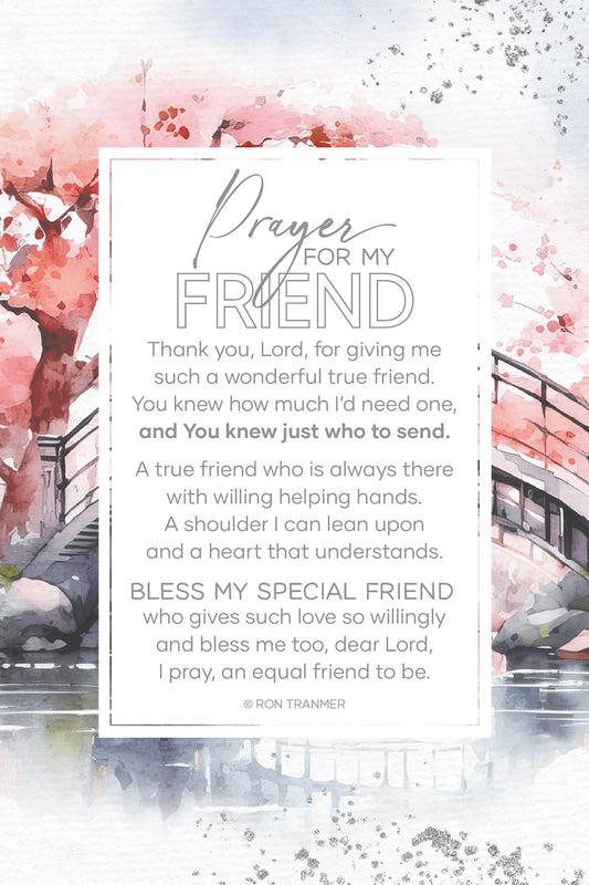 Plaque-Everyday-Prayer For My Friend (6 x 9)