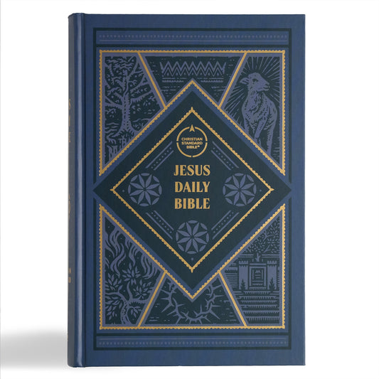 CSB Jesus Daily Bible-Hardcover