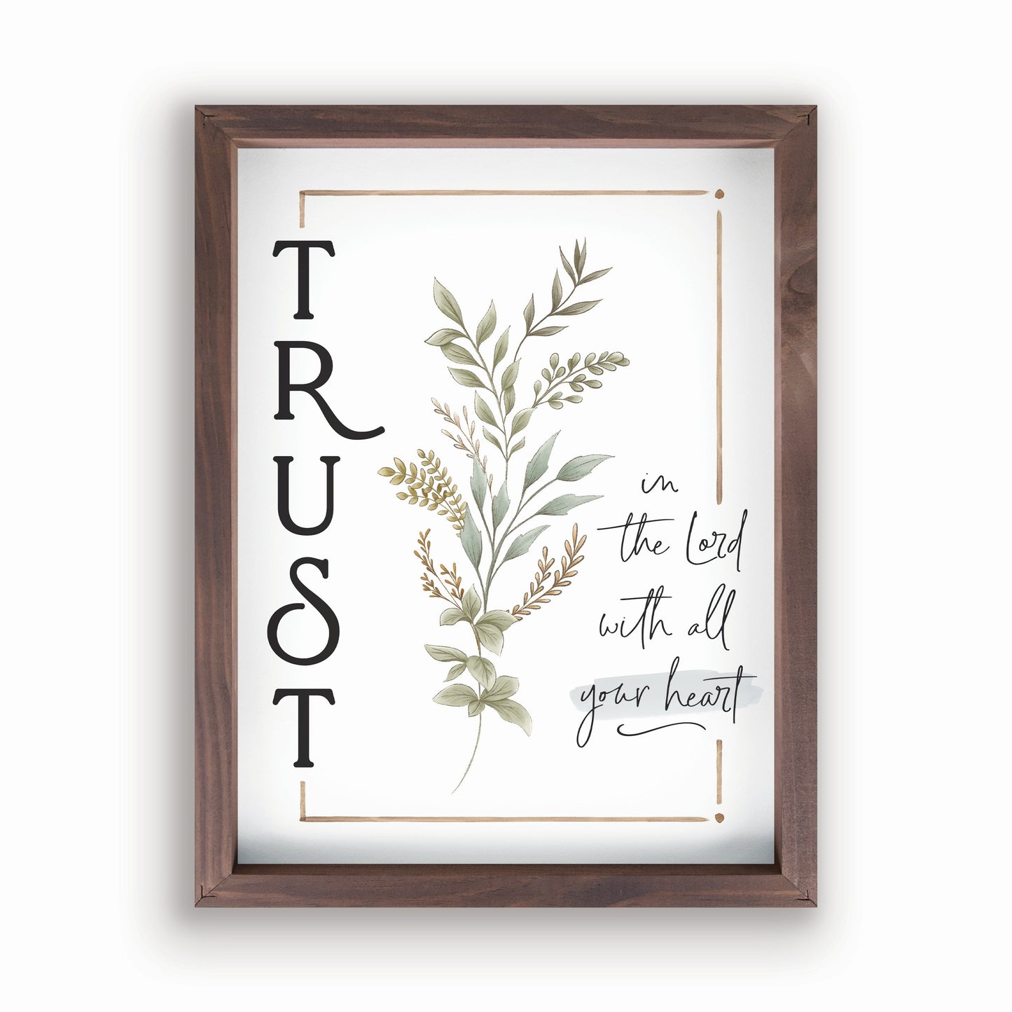 Framed Art-Trust (12.75" x 16.75")