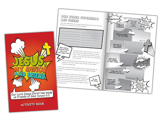 Jesus My Savior And Friend Activity Book (Pack Of 12)