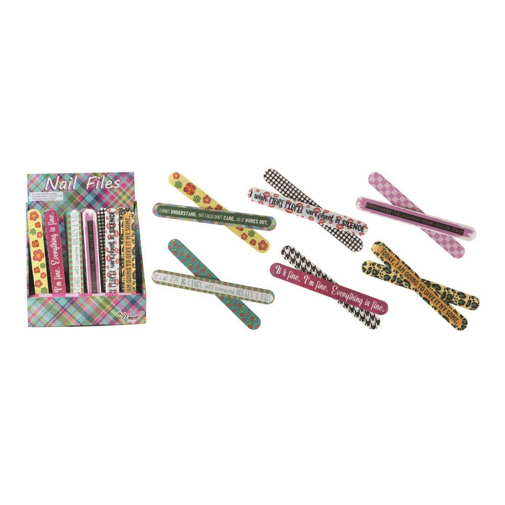 Fingernail File-Jumbo Assortment (Set Of 48)