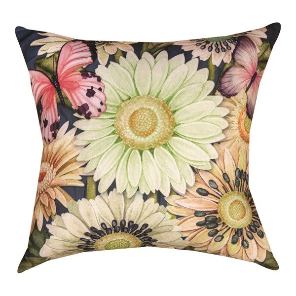Pillow-Boho Butterfly Pink-Indoor/Outdoor (18" x 18")