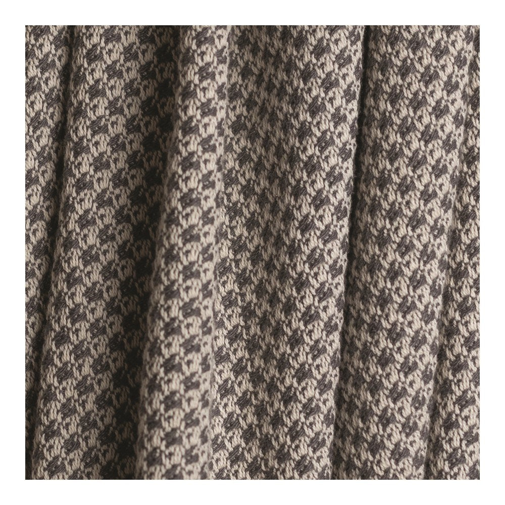 Throw-Grey/White-Mini Box (46" x 67")