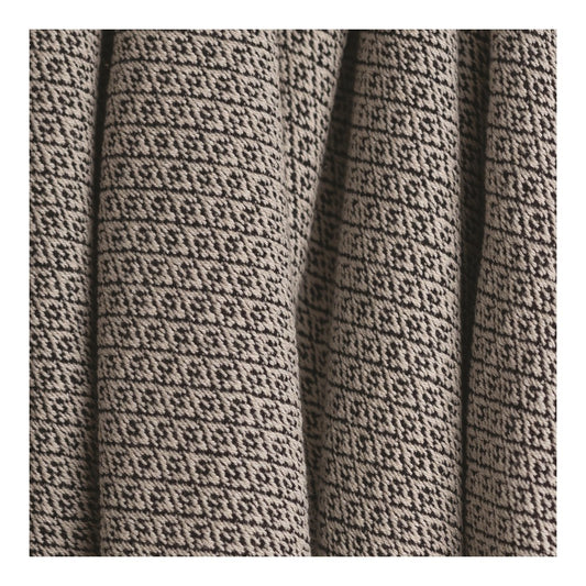Throw-Black/White-Dotted Diamond (46" x 67")