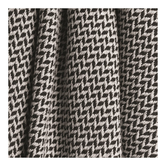 Throw-Black/White-Dashing Texture (46" x 67")