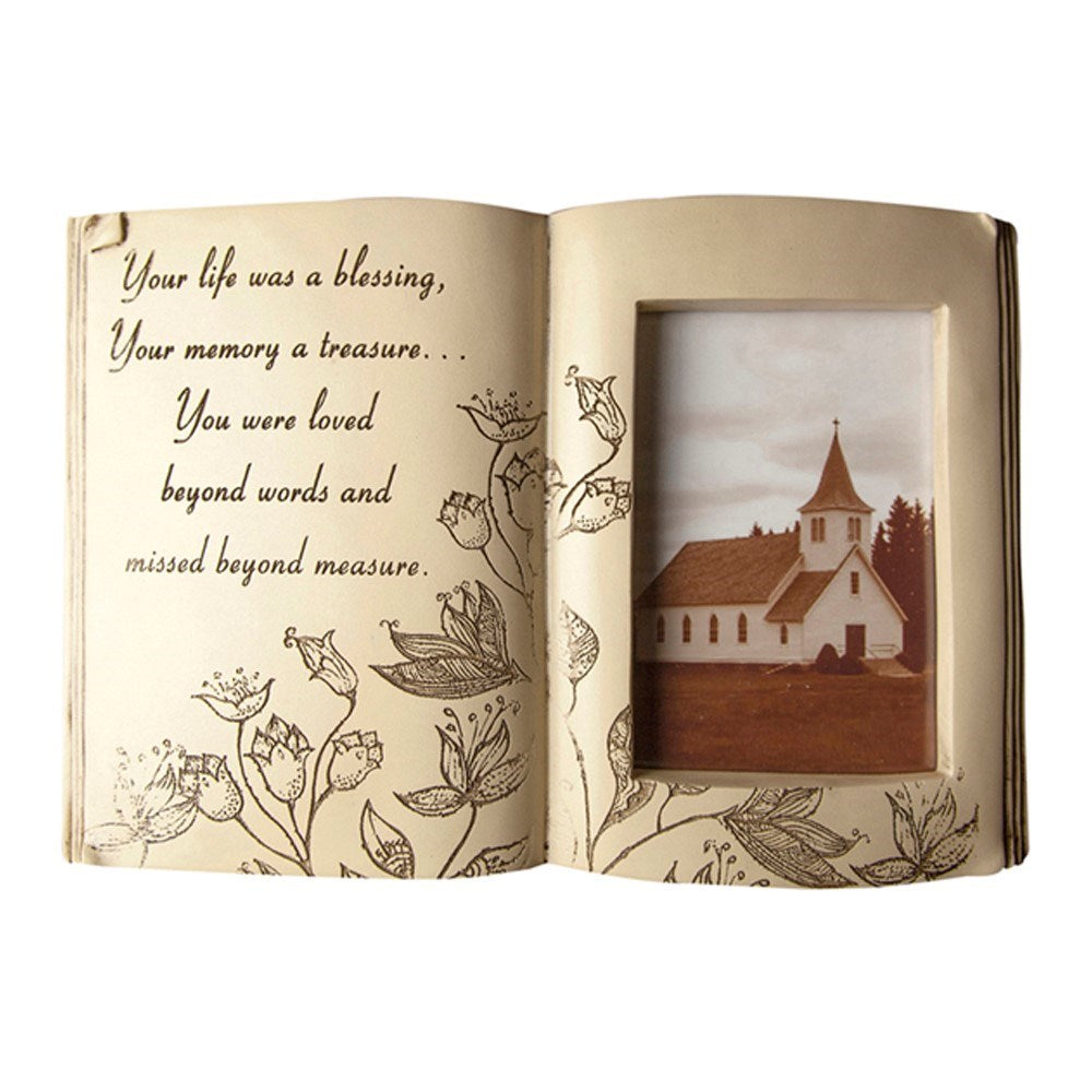 Book Photo Frame-Your Life Was A Blessing (8.25" x 11.5")