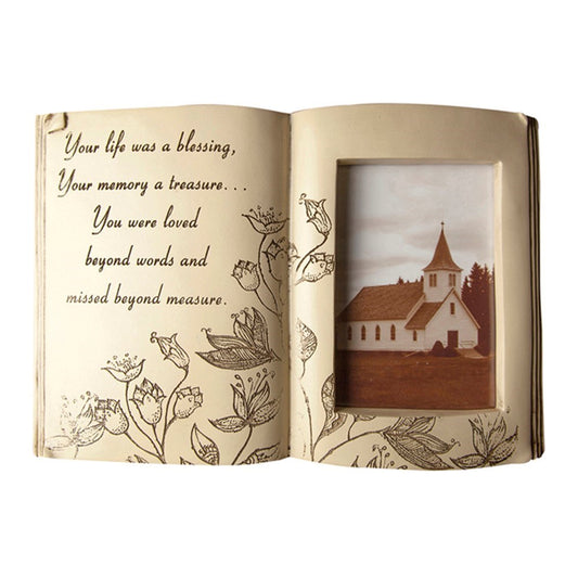 Book Photo Frame-Your Life Was A Blessing (8.25" x 11.5")