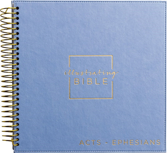 NIV Illustrating Bible-Acts-Ephesians-Blue Faux Leather