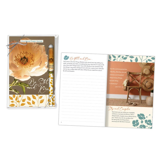 Gift Set-Be Still And Know w/Devotional Journal & Pen