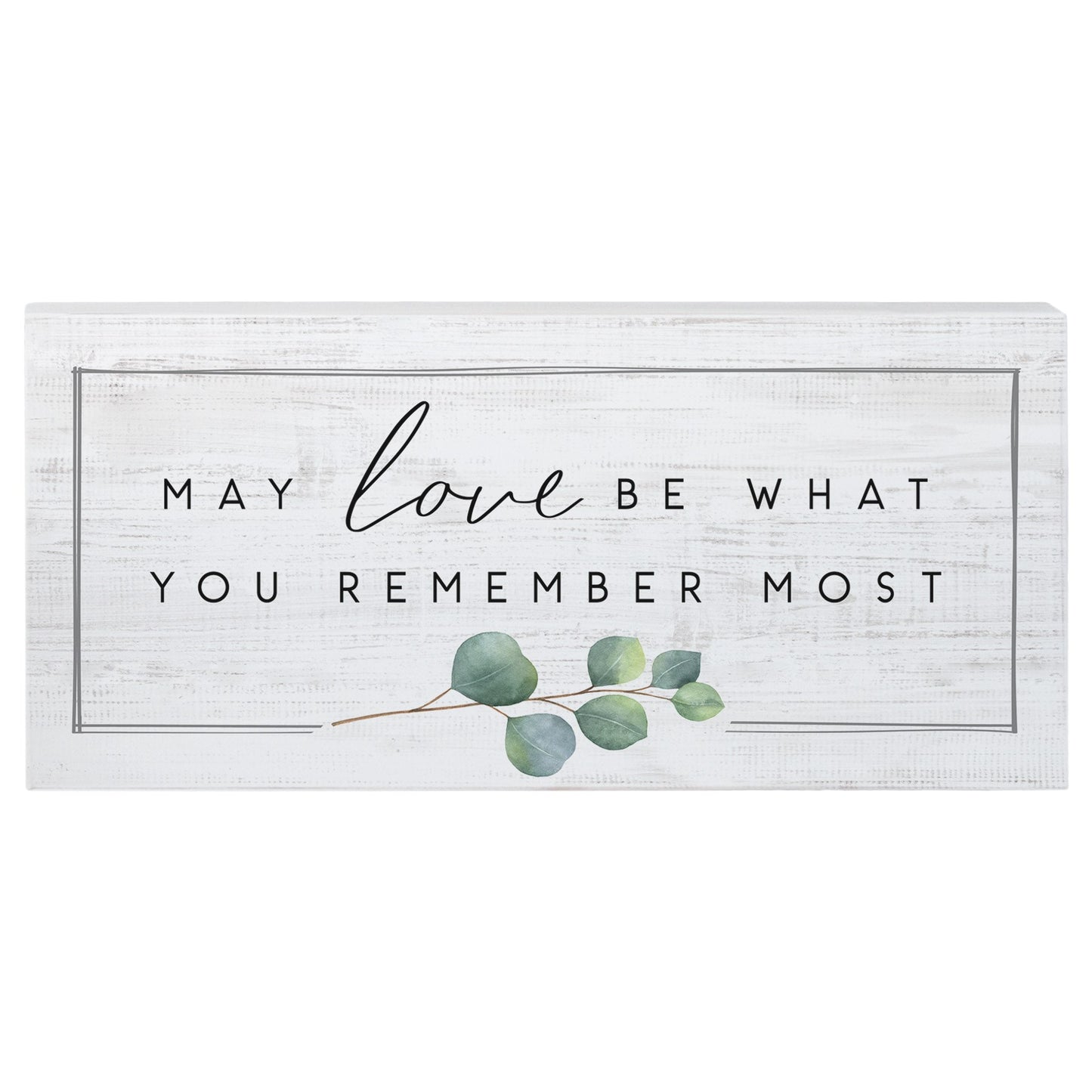 Inspire Board-Love Remember (12" x 5.5")