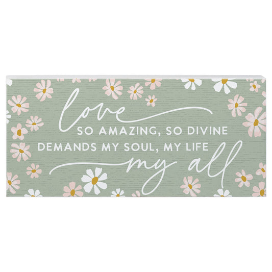 Inspire Board-Love So Amazing Green (12" x 5.5")