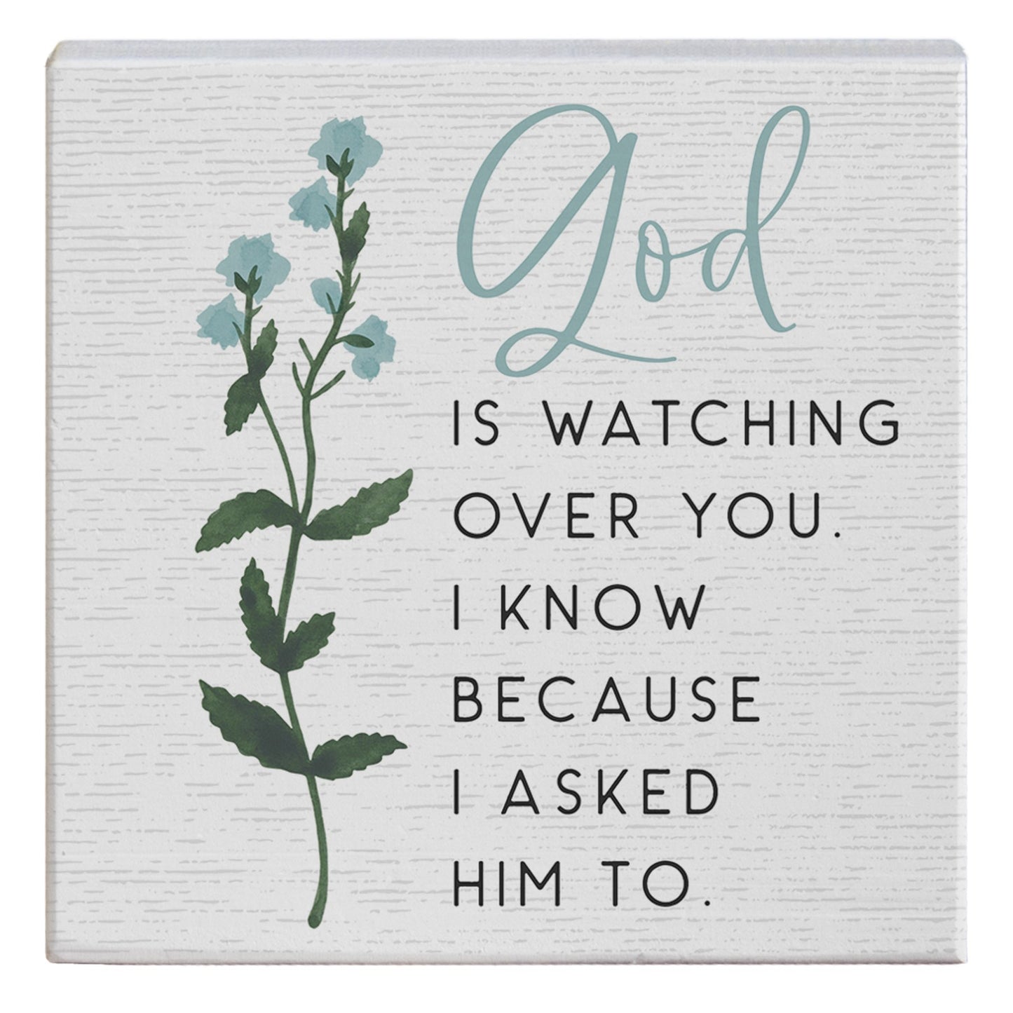 Gift-a-Block-God Is Watching (5.25" x 5.25")