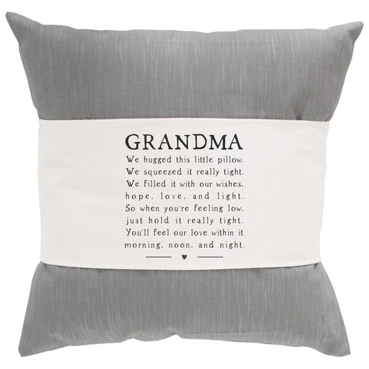 Pillow Hug-Grandma  Hugged This Pillow (35.25" x 7.25")