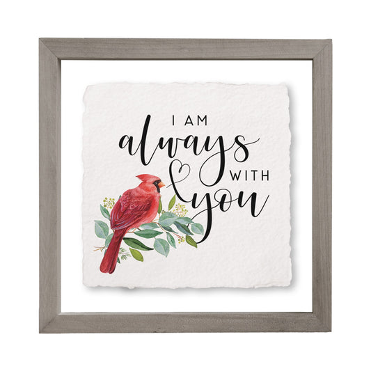 Floating Art Square-Always With You (10" x 10")