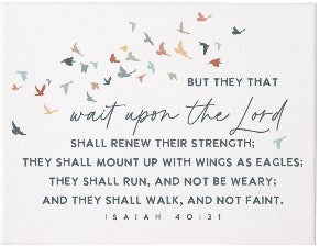 Wrapped Canvas-Isaiah 40:31 (17" x 13")