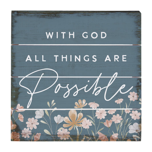 Petite Pallet-Possible Blue Floral (6" x 6")