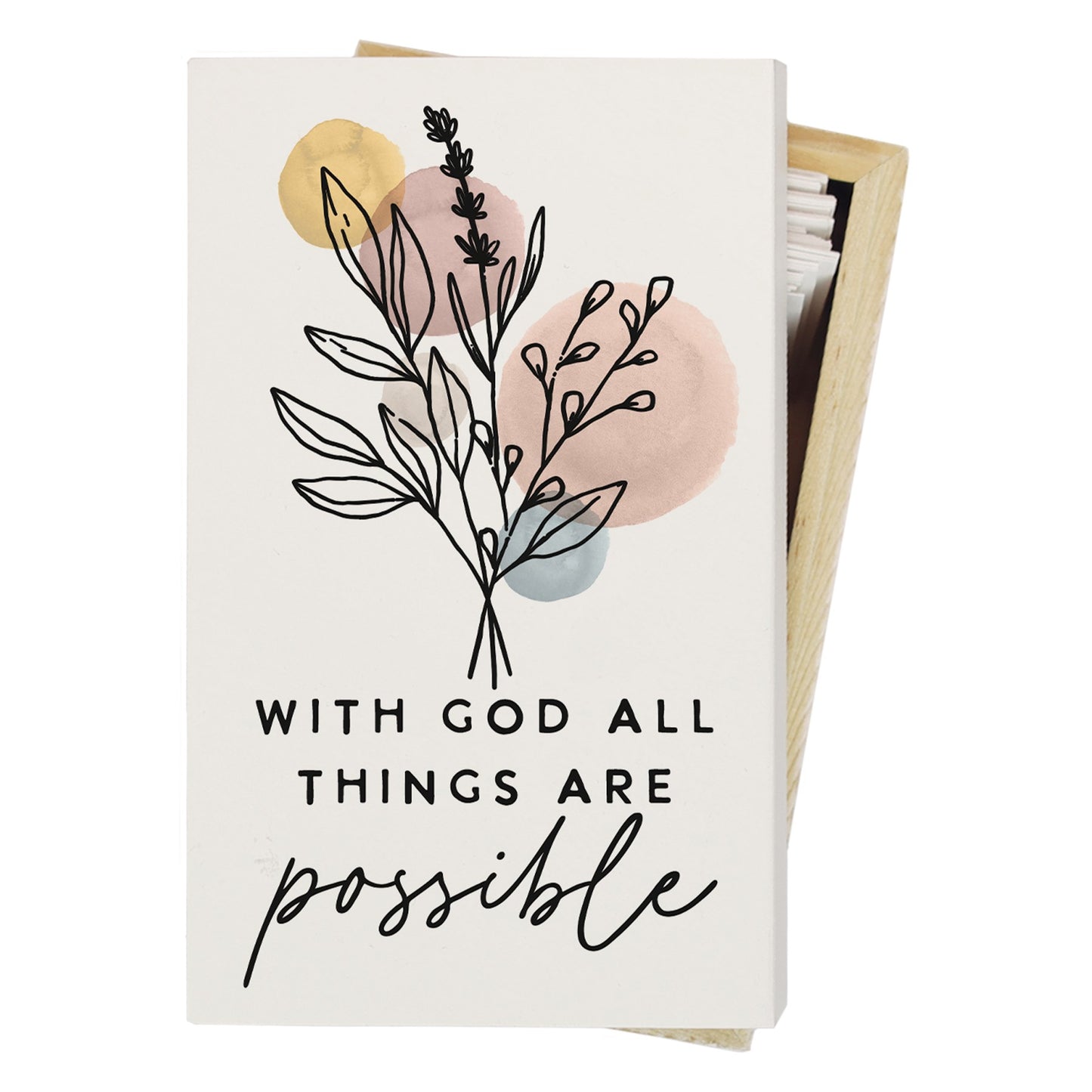 Prayer Box-All Things Possible (3" x 5")