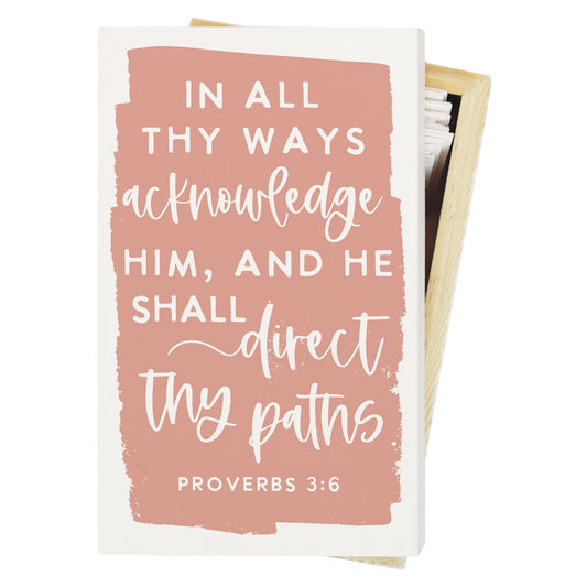 Prayer Box-Direct Thy Paths (3" x 5")