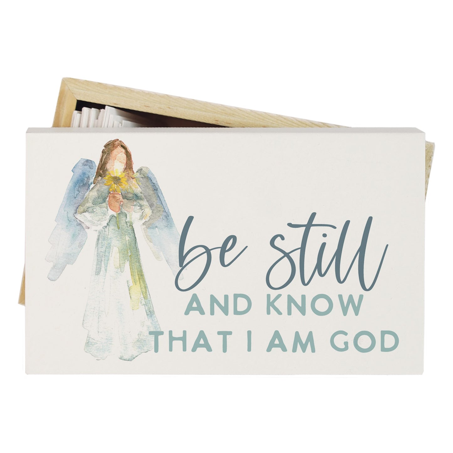 Prayer Box-Be Still Angel (5" x 3")
