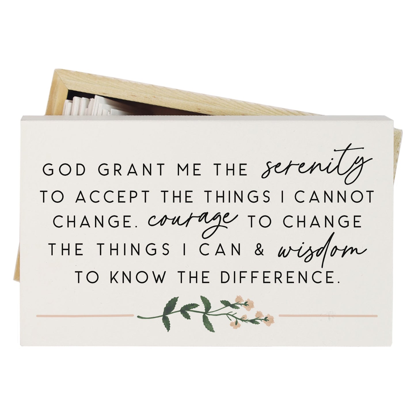 Prayer Box-Serenity Prayer (5" x 3")